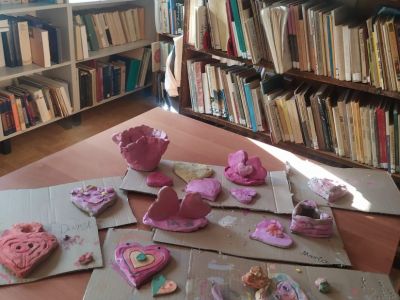 Walentynkowe warsztaty ceramiczne na Filii w Grywałdzie