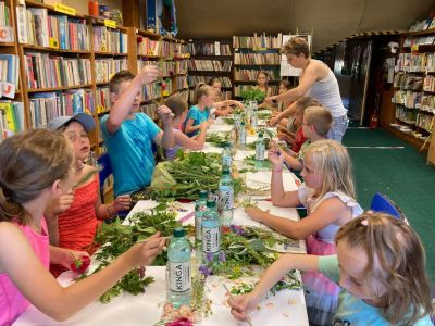 Zielnik w obrazie warsztaty literacko-plastyczne